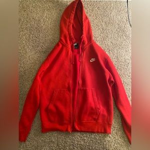 Nike Fleece Jacket (Red)